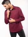 Chemises à personnaliser KARIBAN Chemise coton / élasthanne manches longues homme 