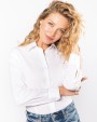 Chemise personnalisable KARIBAN Chemise coton / élasthanne manches longues femme