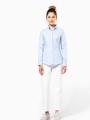 Chemises à personnaliser KARIBAN Chemise coton / élasthanne manches longues femme 