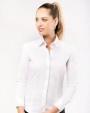 Chemise personnalisable KARIBAN Chemise coton / élasthanne manches longues femme