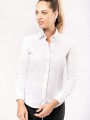 Chemises à personnaliser KARIBAN Chemise coton / élasthanne manches longues femme 