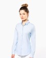 Chemise personnalisable KARIBAN Chemise coton / élasthanne manches longues femme