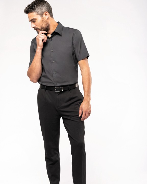Chemise personnalisable KARIBAN Chemise coton / élasthanne manches courtes