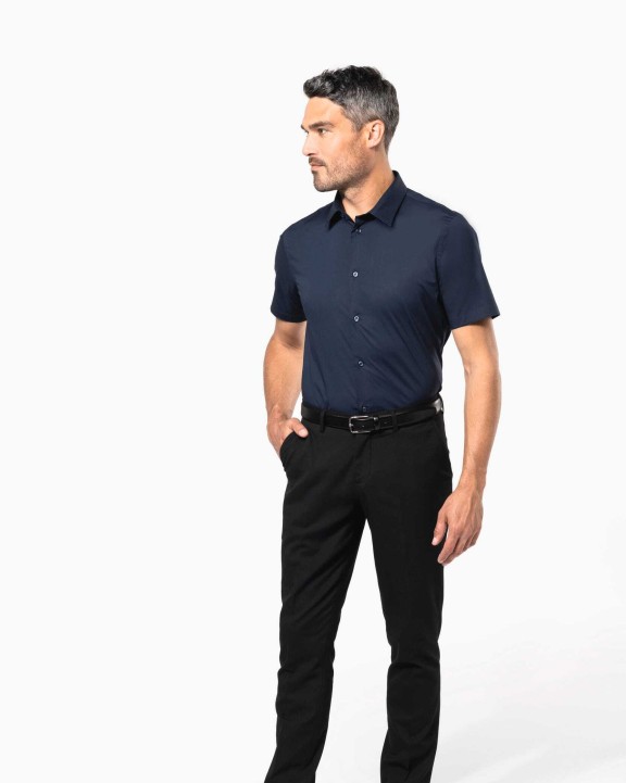 Chemise personnalisable KARIBAN Chemise coton / élasthanne manches courtes