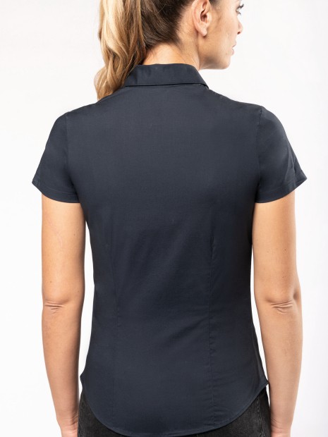 Chemises à personnaliser KARIBAN Chemise coton / élasthanne manches courtes femme 