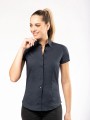 Chemises à personnaliser KARIBAN Chemise coton / élasthanne manches courtes femme 