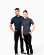 KARIBAN Damen Stretchbluse Kurzarm Hemd personalisierbar