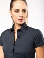Chemises à personnaliser KARIBAN Chemise coton / élasthanne manches courtes femme 