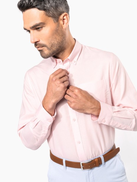 Chemises à personnaliser KARIBAN Chemise Oxford manches longues 