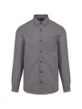 KARIBAN Chemise Oxford manches longues oxford silver personnalisable