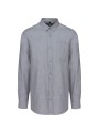 KARIBAN Chemise Oxford manches longues oxford zinc personnalisable