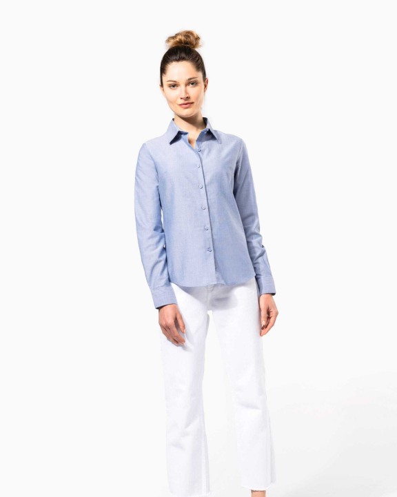 Chemise personnalisable KARIBAN Chemise Oxford manches longues femme