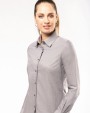 Hemd KARIBAN Dames Oxford blouse lange mouwen voor bedrukking &amp; borduring