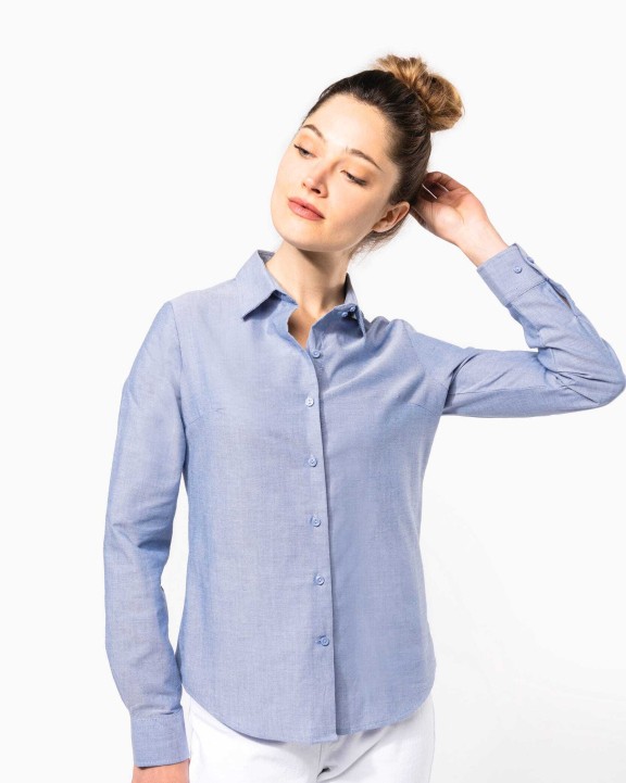 Chemise personnalisable KARIBAN Chemise Oxford manches longues femme