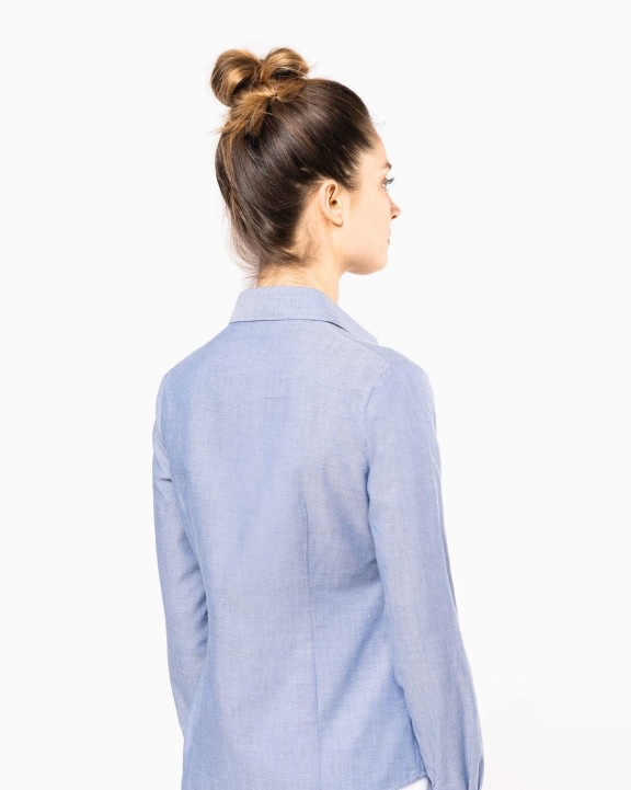 Chemise personnalisable KARIBAN Chemise Oxford manches longues femme