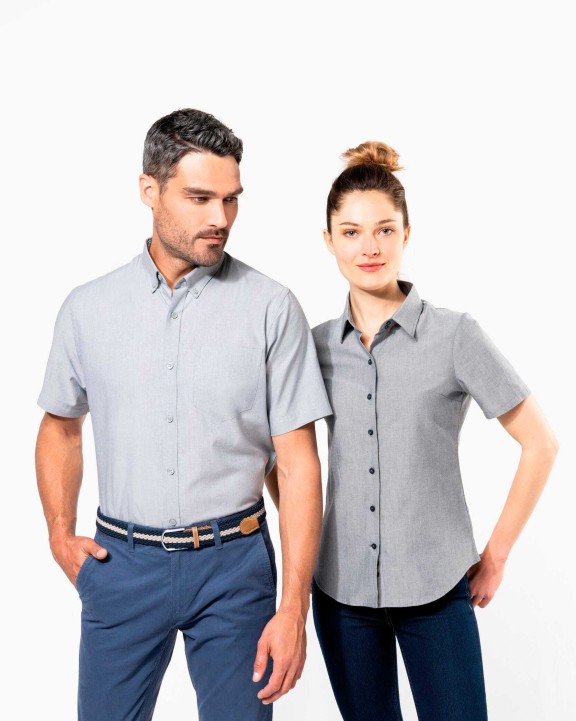 Chemise personnalisable KARIBAN Chemise Oxford manches courtes