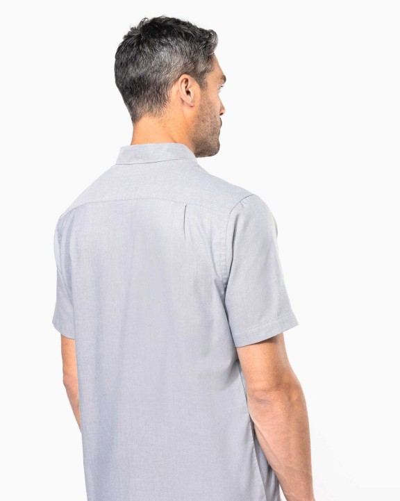 Hemd KARIBAN Heren Oxford overhemd korte mouwen voor bedrukking &amp; borduring