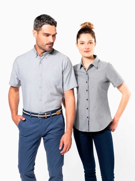 Chemises à personnaliser KARIBAN Chemise Oxford manches courtes 