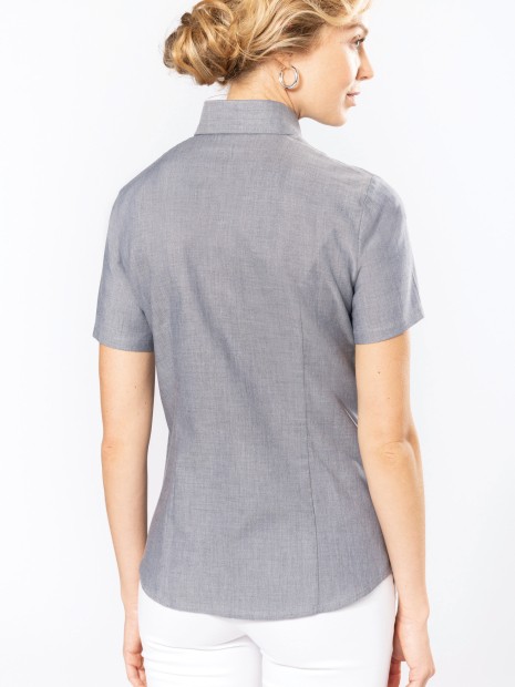 Chemises à personnaliser KARIBAN Chemise Oxford manches courtes femme 