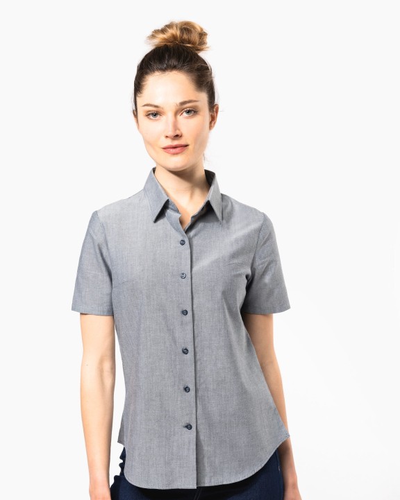 Chemise personnalisable KARIBAN Chemise Oxford manches courtes femme