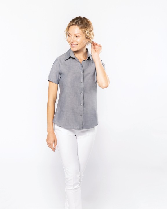 Chemise personnalisable KARIBAN Chemise Oxford manches courtes femme