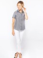 Chemises à personnaliser KARIBAN Chemise Oxford manches courtes femme 