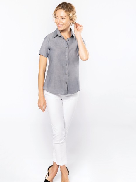 Chemises à personnaliser KARIBAN Chemise Oxford manches courtes femme 