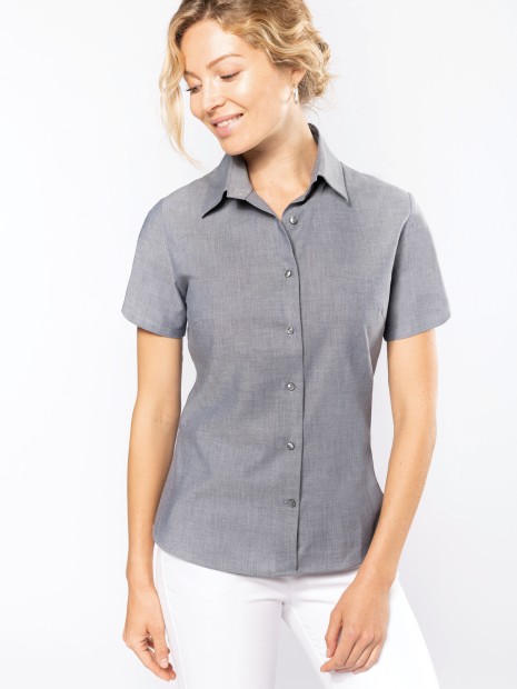 Chemises à personnaliser KARIBAN Chemise Oxford manches courtes femme 