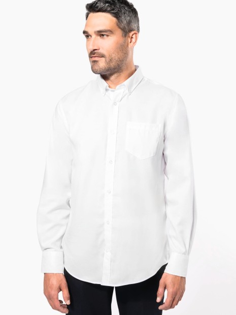 Chemises à personnaliser KARIBAN Chemise manches longues sans repassage 