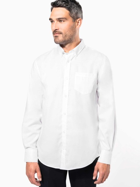 Chemises à personnaliser KARIBAN Chemise manches longues sans repassage 