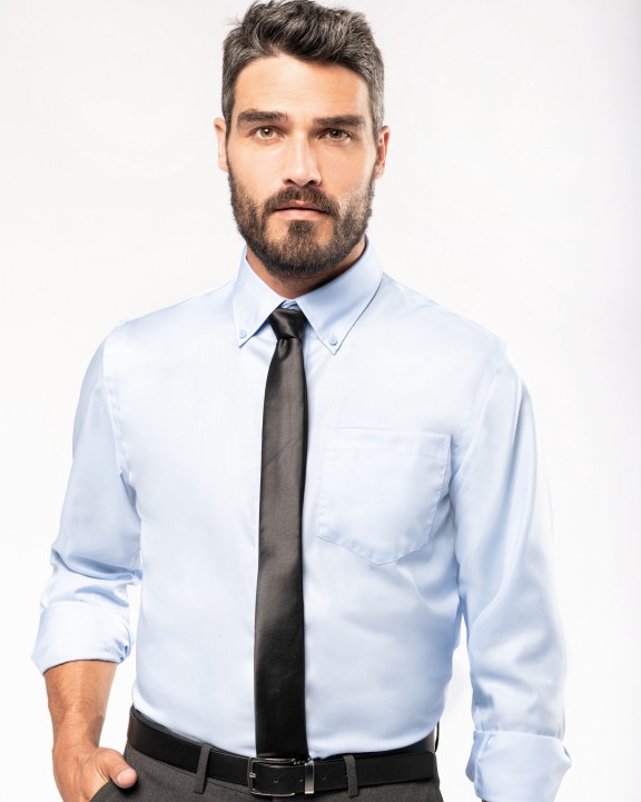 Chemise personnalisable KARIBAN Chemise manches longues sans repassage