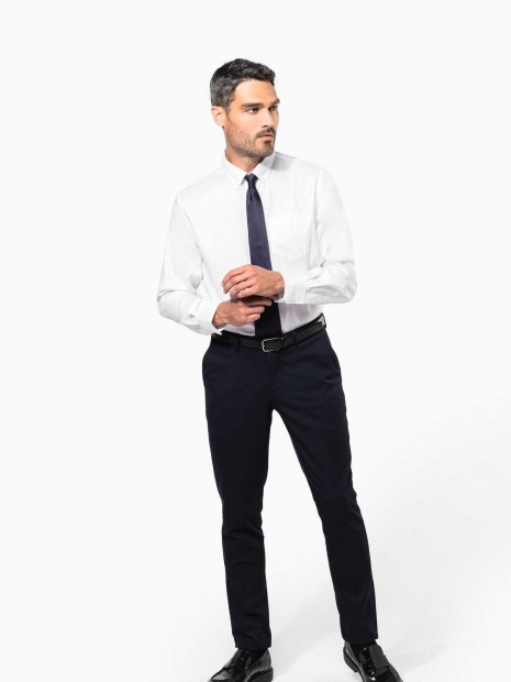 Chemises à personnaliser KARIBAN Chemise manches longues sans repassage 