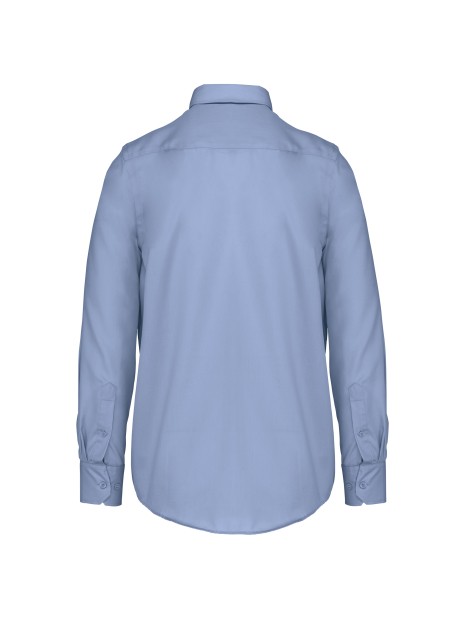 KARIBAN Chemise manches longues sans repassage ciel brillant personnalisable