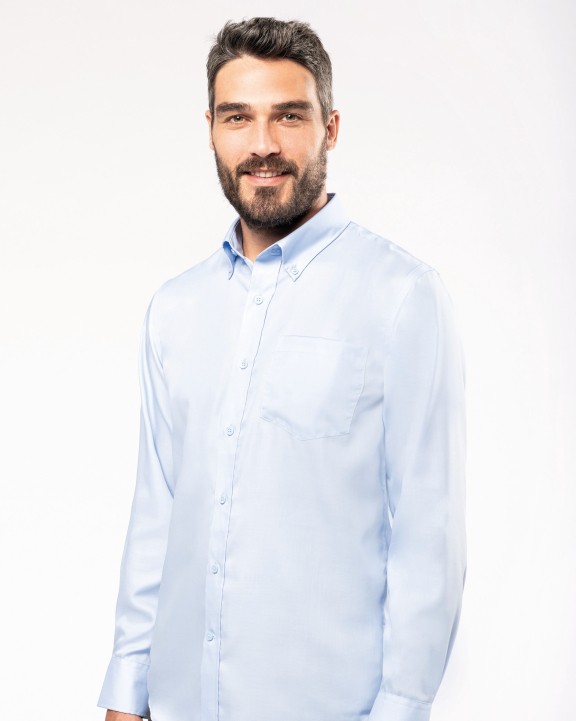 Chemise personnalisable KARIBAN Chemise manches longues sans repassage