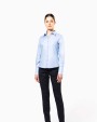 Hemd KARIBAN Dames non-iron blouse lange mouwen voor bedrukking &amp; borduring