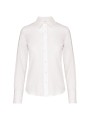 KARIBAN Chemise manches longues sans repassage femme blanc personnalisable