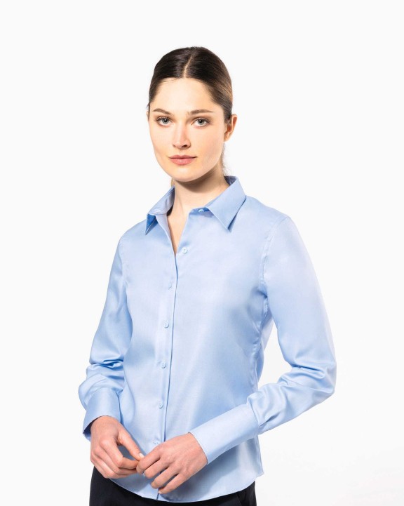 Chemise personnalisable KARIBAN Chemise manches longues sans repassage femme