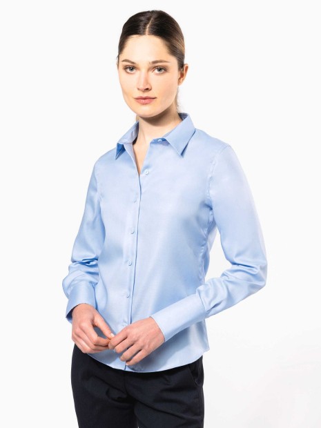 Chemises à personnaliser KARIBAN Chemise manches longues sans repassage femme 