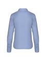 KARIBAN Chemise manches longues sans repassage femme ciel brillant personnalisable