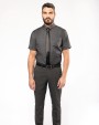 Chemise personnalisable KARIBAN Chemise micro-sergé manches courtes sans repassage