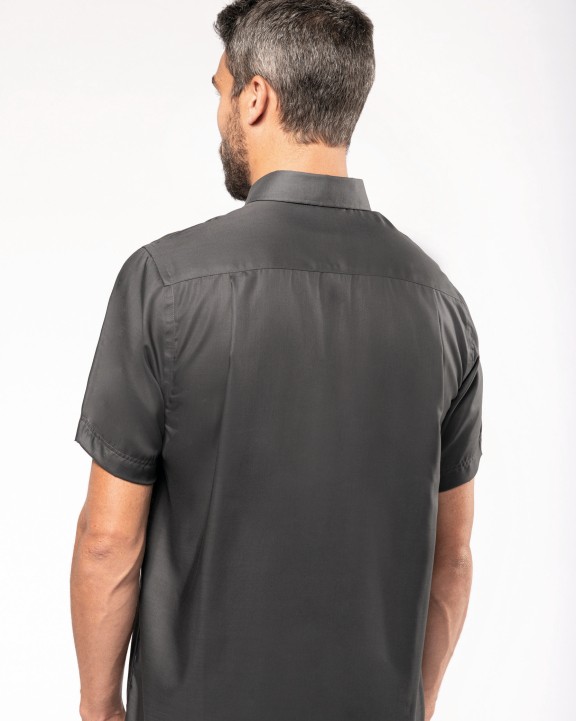 Chemise personnalisable KARIBAN Chemise micro-sergé manches courtes sans repassage