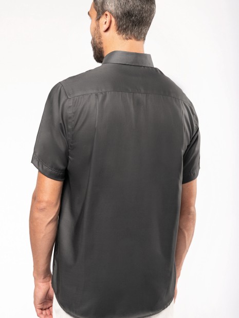 Chemises à personnaliser KARIBAN Chemise micro-sergé manches courtes sans repassage 