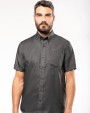 Chemise personnalisable KARIBAN Chemise micro-sergé manches courtes sans repassage