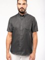 Chemises à personnaliser KARIBAN Chemise micro-sergé manches courtes sans repassage 