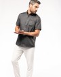 Chemise personnalisable KARIBAN Chemise micro-sergé manches courtes sans repassage