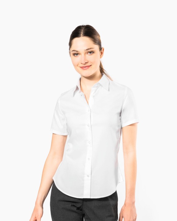 Chemise personnalisable KARIBAN Chemise manches courtes sans repassage femme