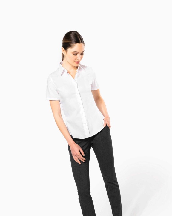 Chemise personnalisable KARIBAN Chemise manches courtes sans repassage femme