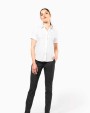 Hemd KARIBAN Dames non-iron blouse korte mouwen voor bedrukking &amp; borduring