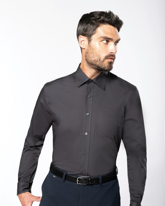 Chemise personnalisable KARIBAN Chemise popeline manches longues