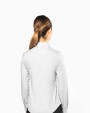 KARIBAN Damen Popelinebluse Langarm Hemd personalisierbar